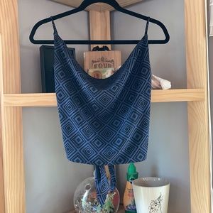 Express backless fancy top